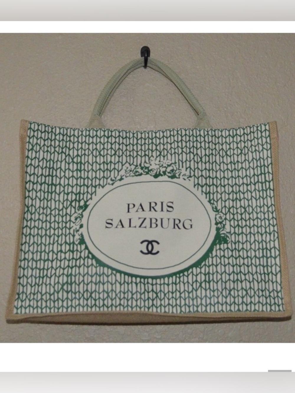 NWOT Chanel Salzburg Collectors Canvas Tote Shopping Bag